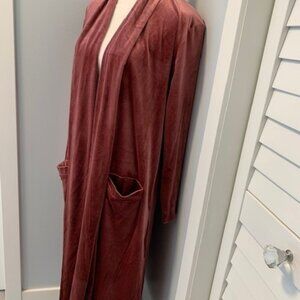 R. Vivimos Pink Velvet Jacket Open